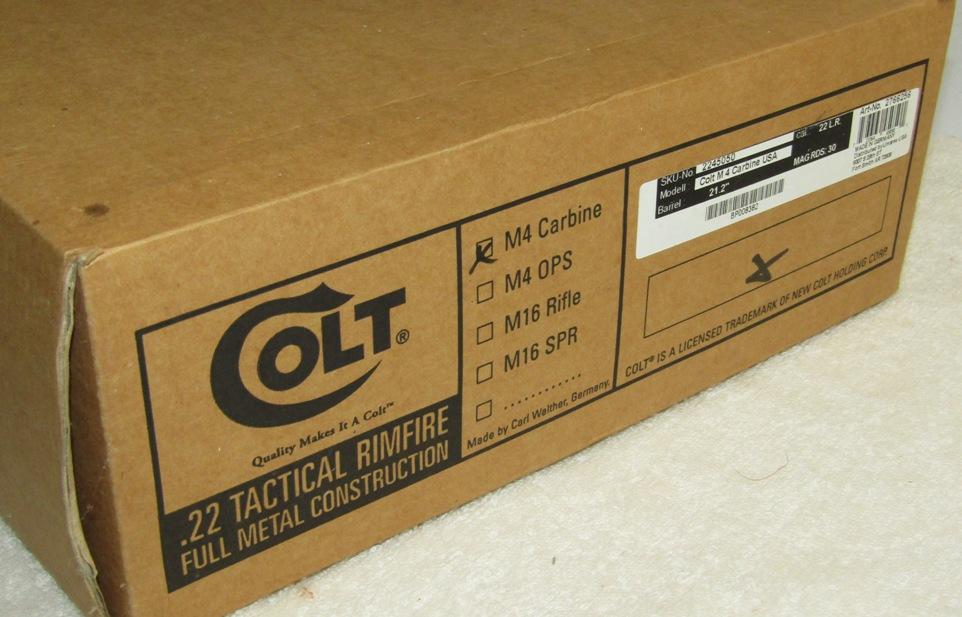 Colt .22 L.R. Cal. M4 Carbine-New In Box