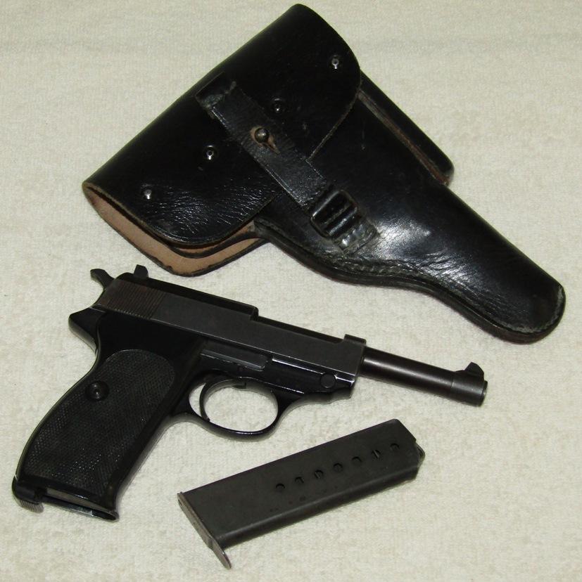 Post WW2 Walther Banner P38 Pistol With Holster-West Germany 11/60