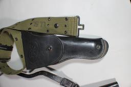 US Vietnam M1911 Pistol Holster Lot of 2. Shoulder & Belt.