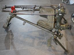 Post WW2 German MG42 MG34 MG3 MG53 Lafette Machine Gun Mount Stand Tripod & Accessories.
