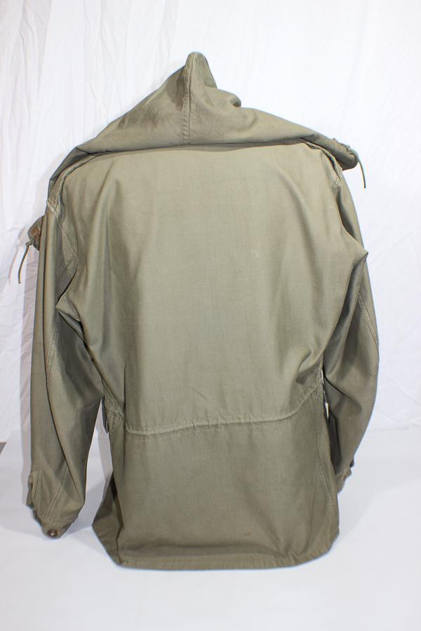 US WW2 M43 Field Combat Jacket W/ Hood. Wartime Production. 42R. Great Large Size!