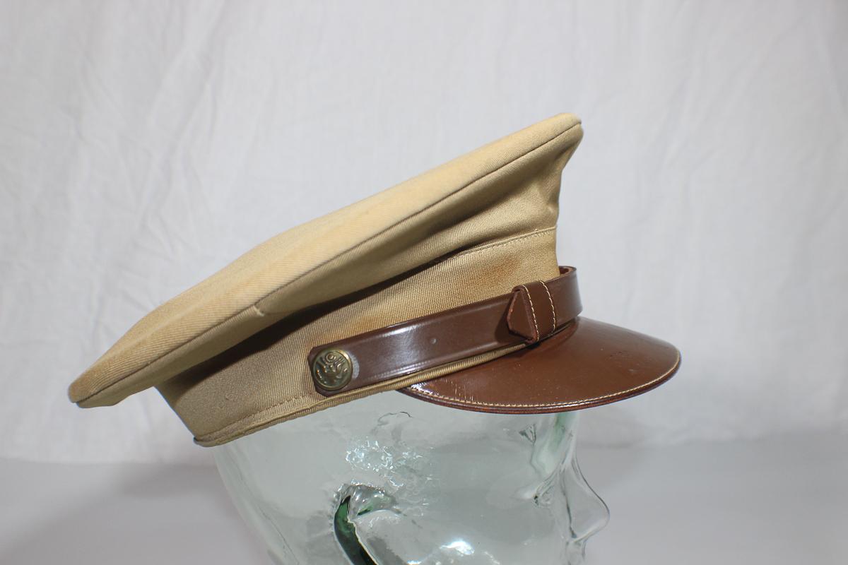 US WW2 Army Enlisted Visor Cap Hat. Nice. No Eagle. 7 1/4.