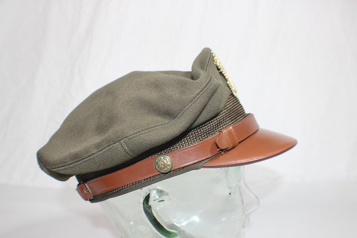 US WW2 Air Corps Crusher "Style" Visor Cap. Named. GORGEOUS!