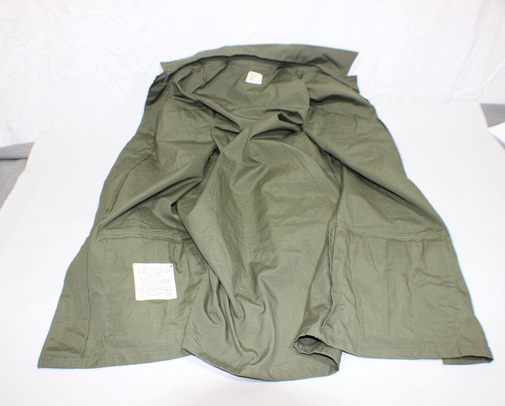 US Vietnam Poplin Rip Stop Jungle Jacket. Size Small Long. 1968.