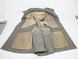 WW2 Swedish Sweden Army Wool Uniform Jacket. 1940 Dated. W/ Insignia. Very Fine Condition.