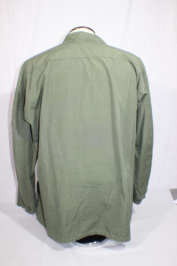 US Vietnam War Poplin Rip Stop Jungle Jacket. Named Military Police Officer.