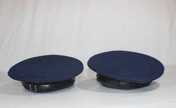 Lot of 2 US WW2 Era Virginia Polytechnic Institute VPI VMI Cadet Visor Caps