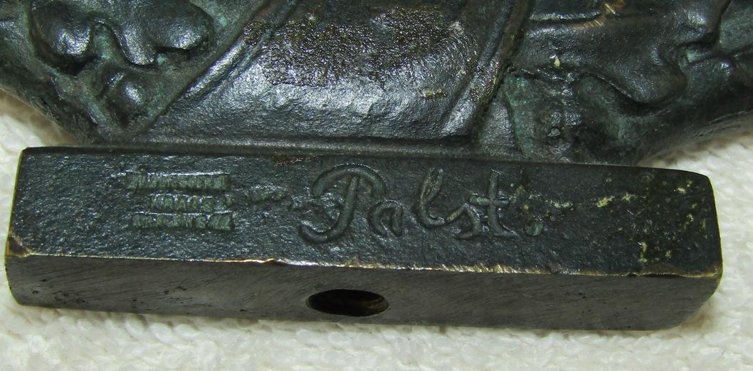 Scarce Bronze Eagle/Swastika Desk Sculpture-Josef Pabst