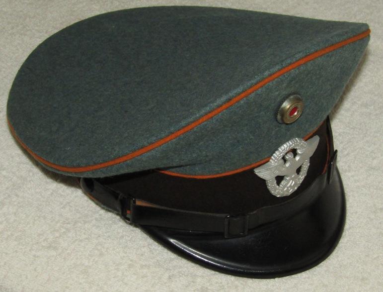 WW2 Nazi Gendarmerie (State Rural Police) Visor Cap For Enlisted