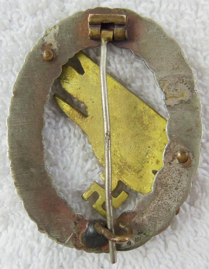 German Fallschirmjager Qualification Badge-Unmarked FLL