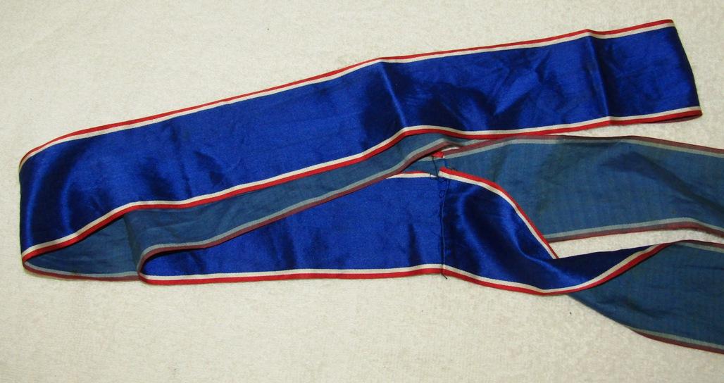 Prussian/Imperial German Silk Commemorative Streamer "5th West Infantry Regt. No. 53"