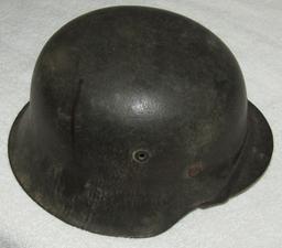 Wehrmacht Single Decal M42 Helmet With Liner/Chin Strap