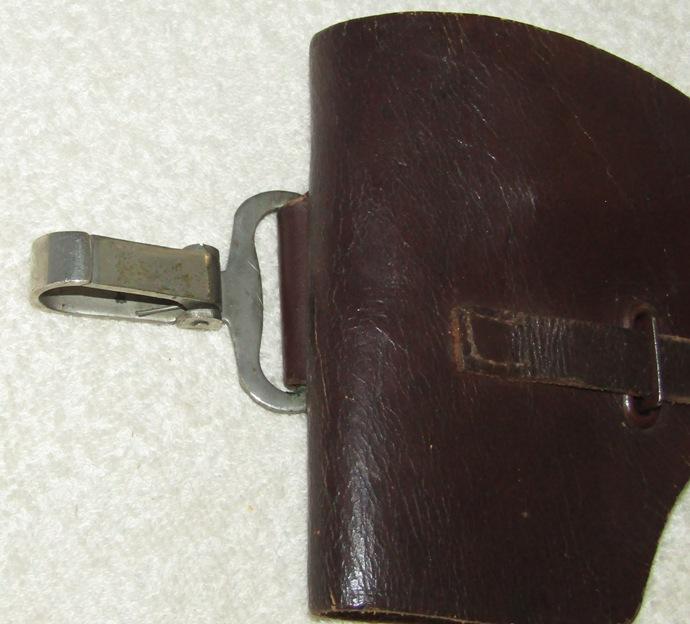 WW2 Period Brown Leather Italian Officer's 9mm Beretta Holster