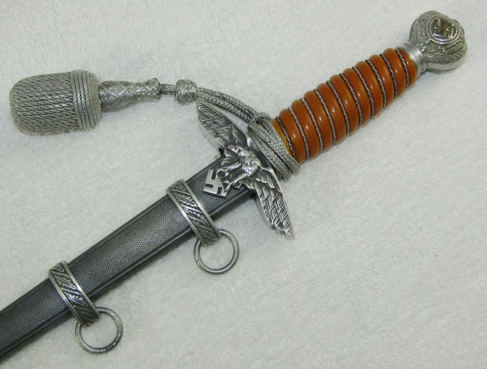 2nd Model Luftwaffe Officer's Dagger With Portepee-SMF Maker Marked