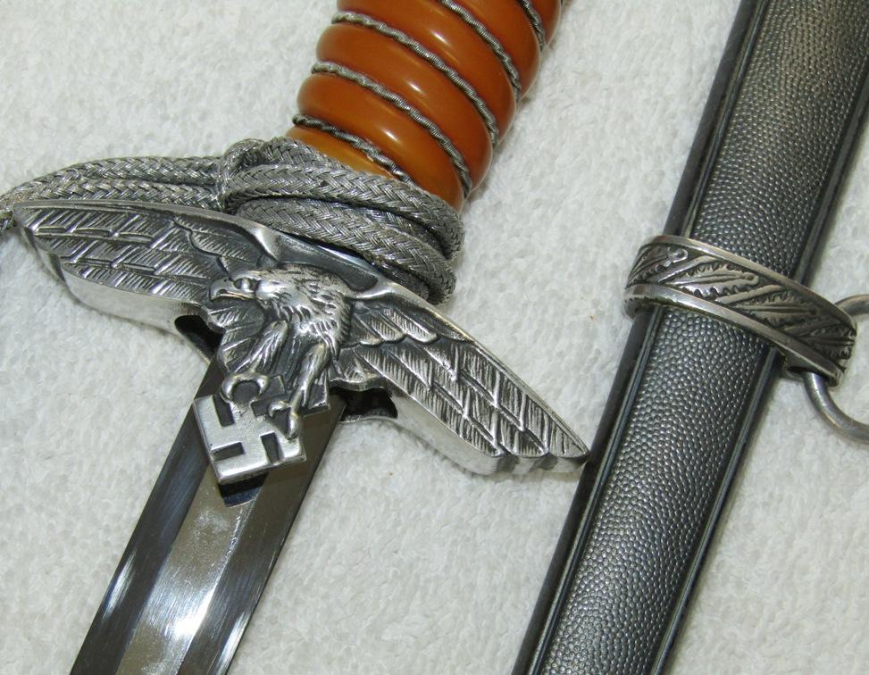 2nd Model Luftwaffe Officer's Dagger With Portepee-SMF Maker Marked