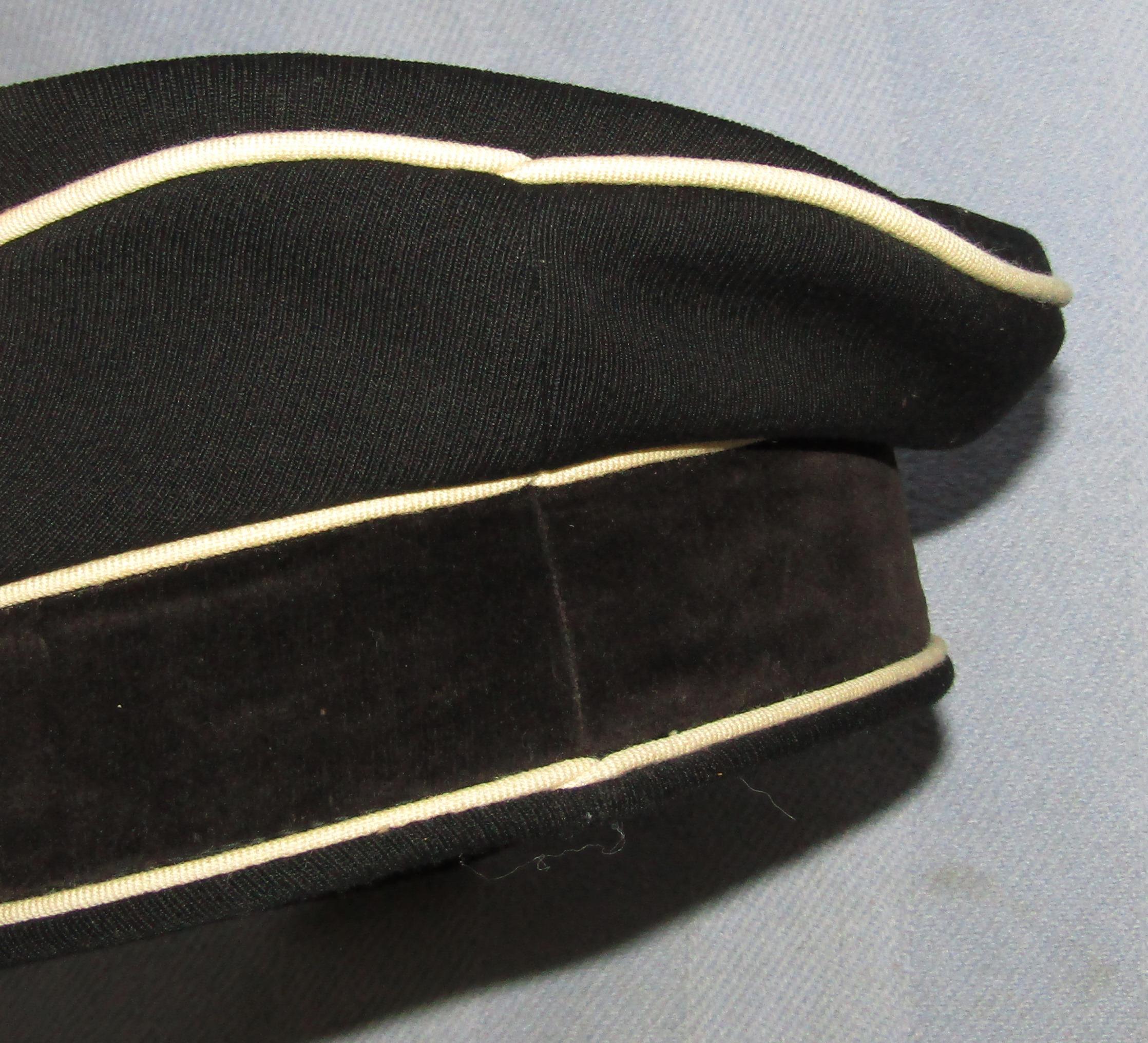 Allgemeine SS Officer/Other Ranks Visor Cap For Reenactor