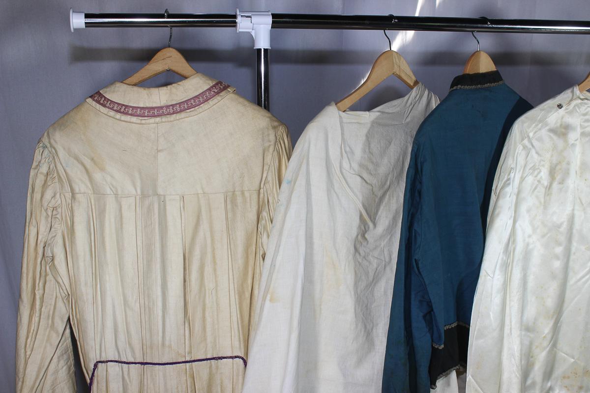 5 Pieces of Early Ku Klux Klan Robes & Uniform Pieces. No Hoods.