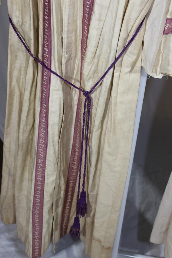 5 Pieces of Early Ku Klux Klan Robes & Uniform Pieces. No Hoods.