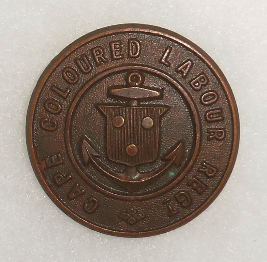 Scarce WW1 Cape Coloured Labor Regt Cap Badge