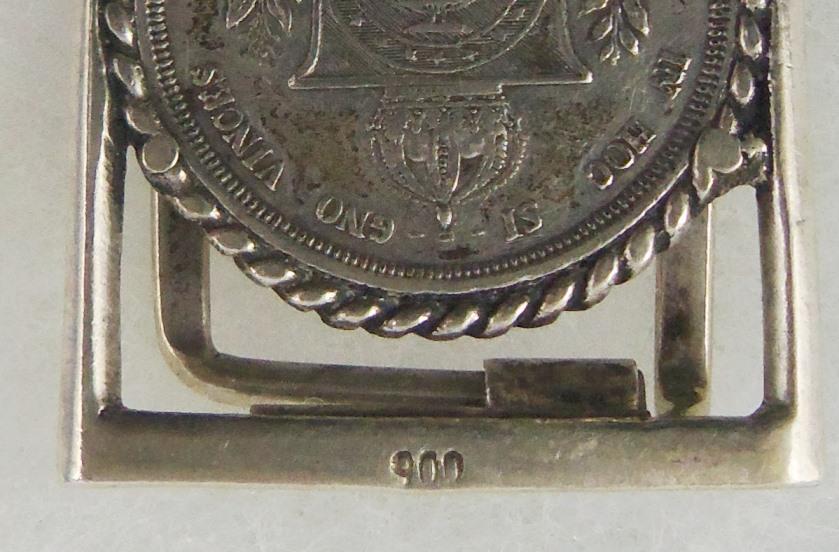 1853-1867 Brazilian 500 Reis Coin Money Clip