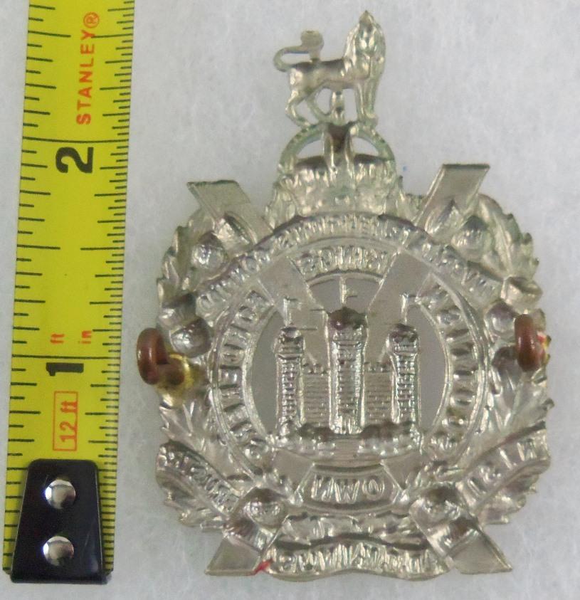 King's Own Scottish Borderers Glengarry Badge