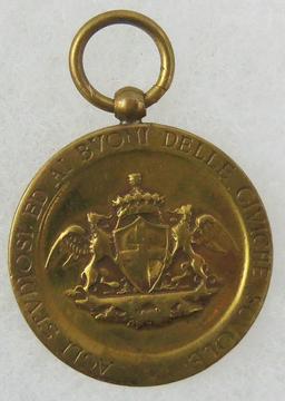 Pre-WW1 Italian Scholars Medal Pendant