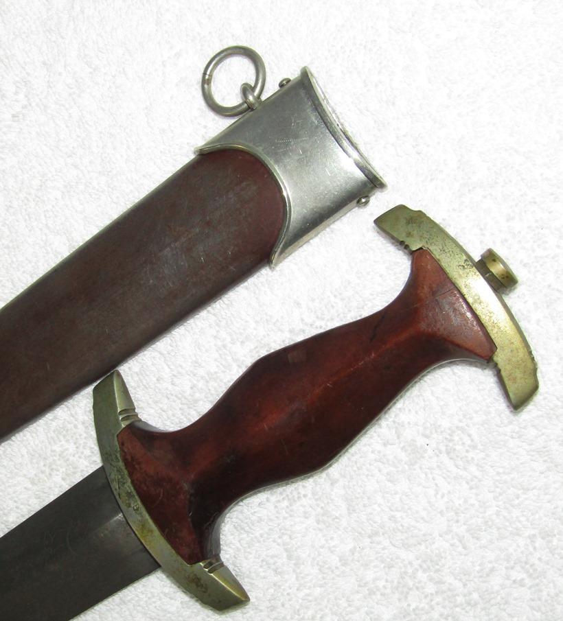 Early SA Dagger With Scabbard-Rare Maker Of "E. KNECHT & Co."