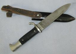 Hitler Youth Knife With Scabbard-RZM M7/13