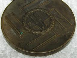 Original Waffen SS 8 Year Service Medal With Ribbon-Type 2 Petz & Lorenz