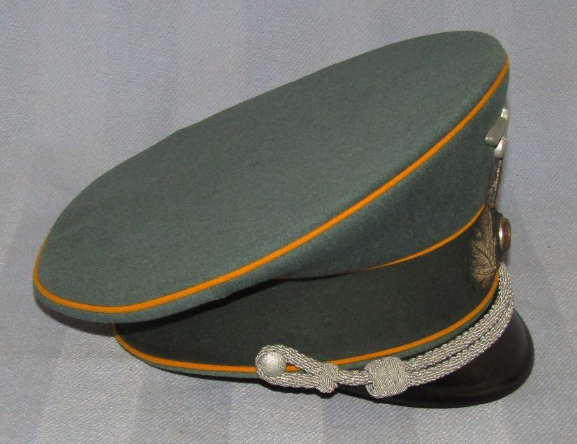 German Cavalry Officer's Visor Cap With  “Schwedter Adler” Traditions Badge