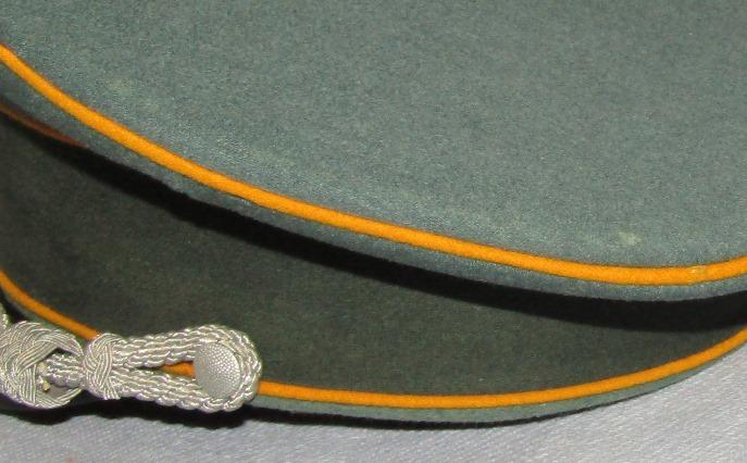 German Cavalry Officer's Visor Cap With  “Schwedter Adler” Traditions Badge