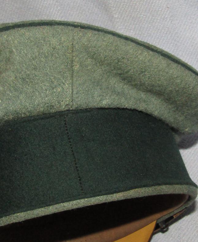 Rare WW2 Heer Coastal Artillery Visor Cap For Enlisted