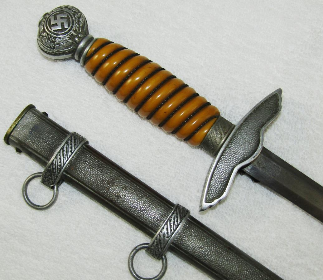 Luftwaffe 2nd Model Officer's Dagger W/Scabbard-E.u.F Horster-Vet Bring back