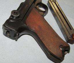 Late WW1/Pre WWII Commercial Luger By DWM .30 Caliber-Original Finish