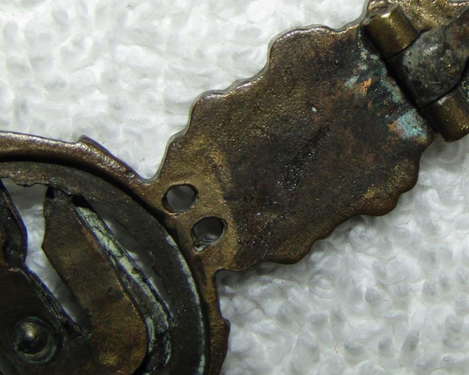 Luftwaffe Bomber Clasp In Bronze