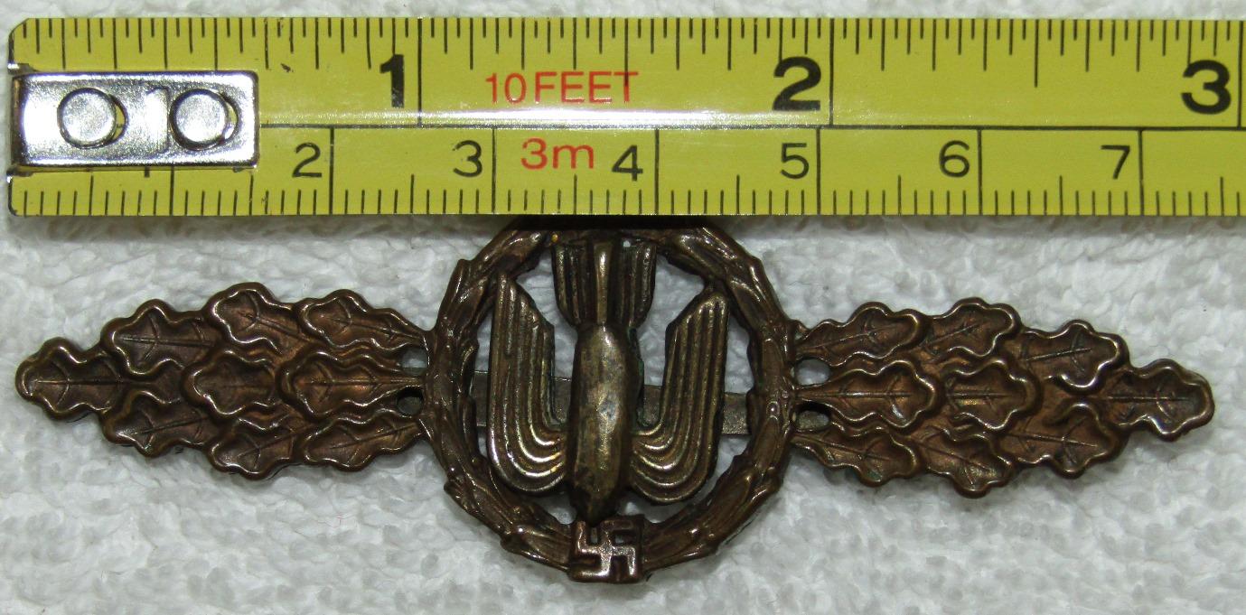 Luftwaffe Bomber Clasp In Bronze