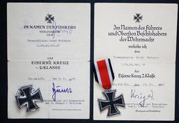 German Army Panzer-Pioneer NCO Medal & Document Group 