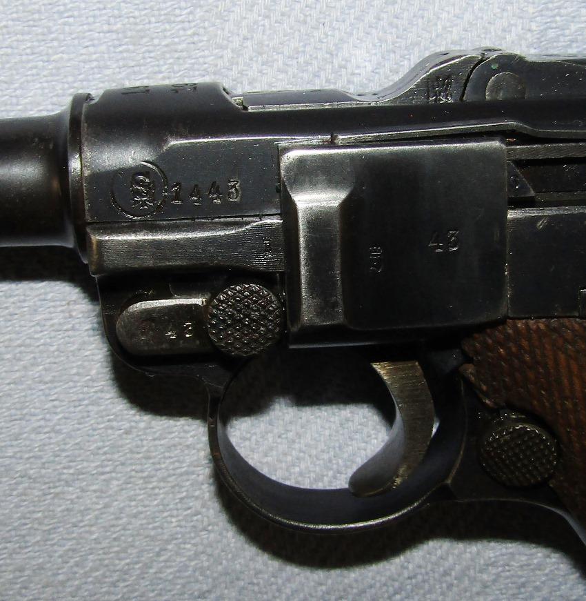 Double Date (1917-1920) Stamped Weimar Police Luger-ERFURT- Original Finish W/Modified Holster