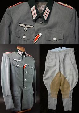 WW2 Panzer Officer Tunic/Pants-Named To KIA Knights Cross/DKG Recipient