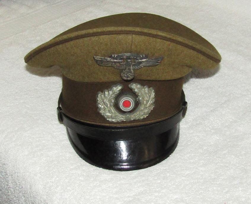 Rare WW2 NSKK Assigned To The Wehrmacht Visor Cap For Enlisted-By EREL