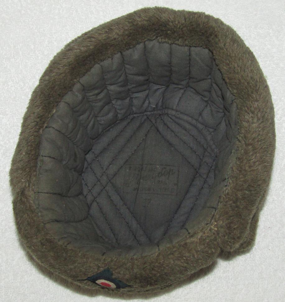 WW2 Period Russian Ushanka Wool Winter Cap With Enlisted Heer Insignia.