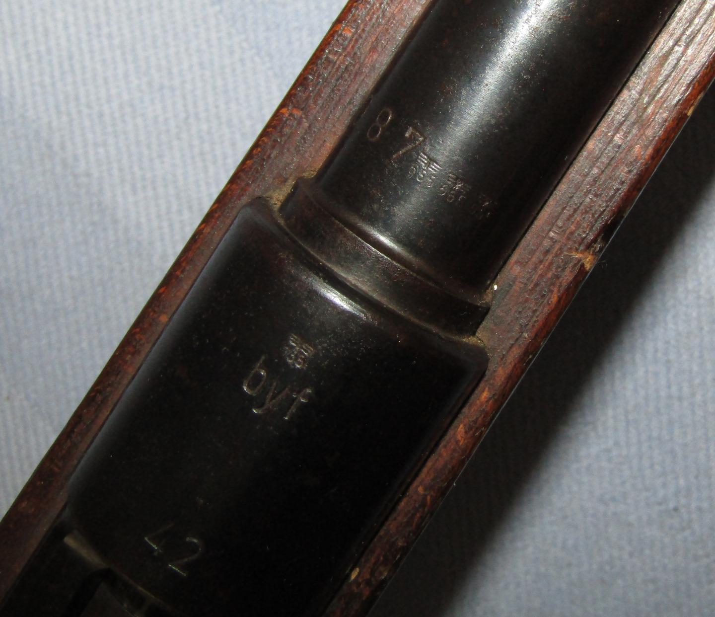 8mm Mauser K98 Rifle-byf 42 Maker/Dated Code-Matching Numbers