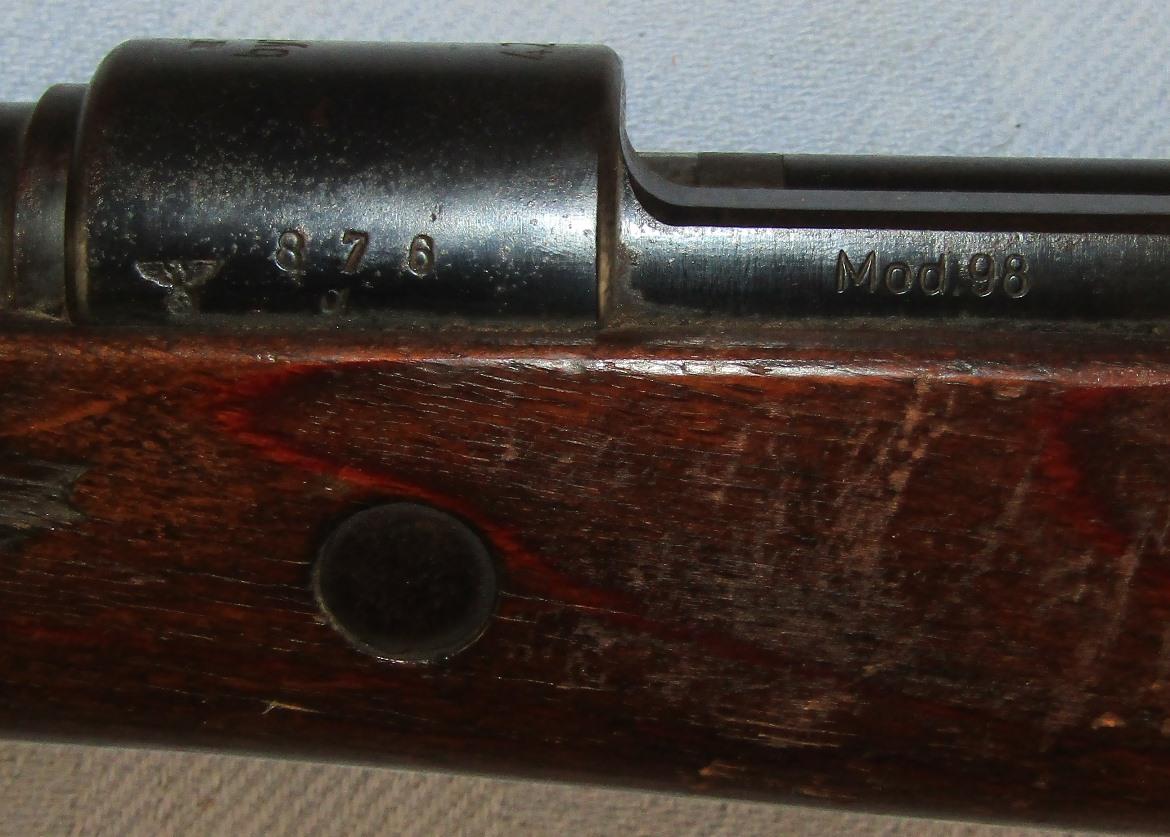 8mm Mauser K98 Rifle-byf 42 Maker/Dated Code-Matching Numbers