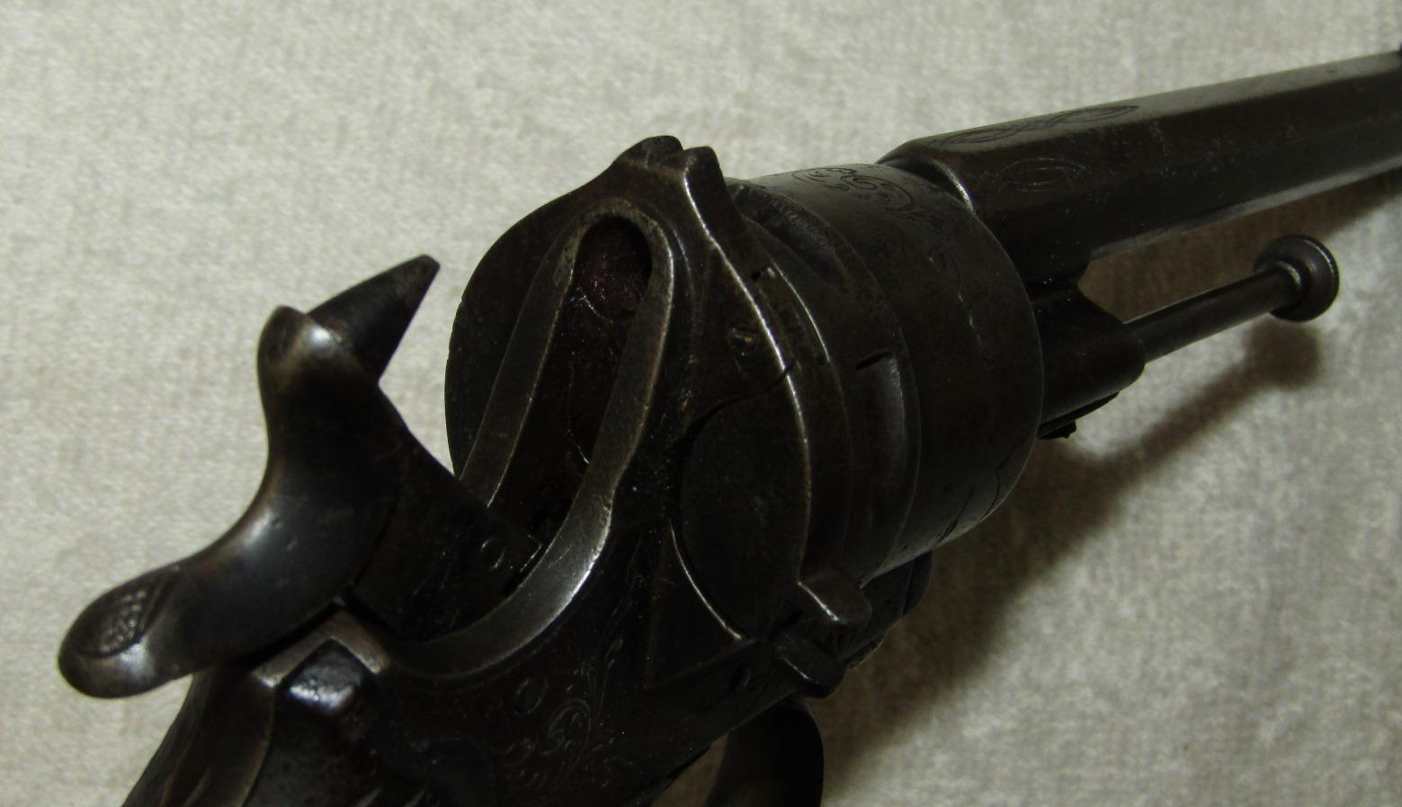 Civil War Period Belgian Pinfire Pistol