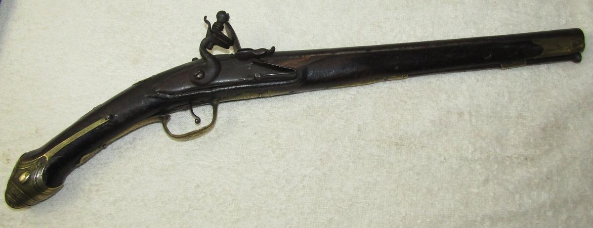 Scarce Early Ottoman/Barbary Coast Pirate Flintlock Pistol