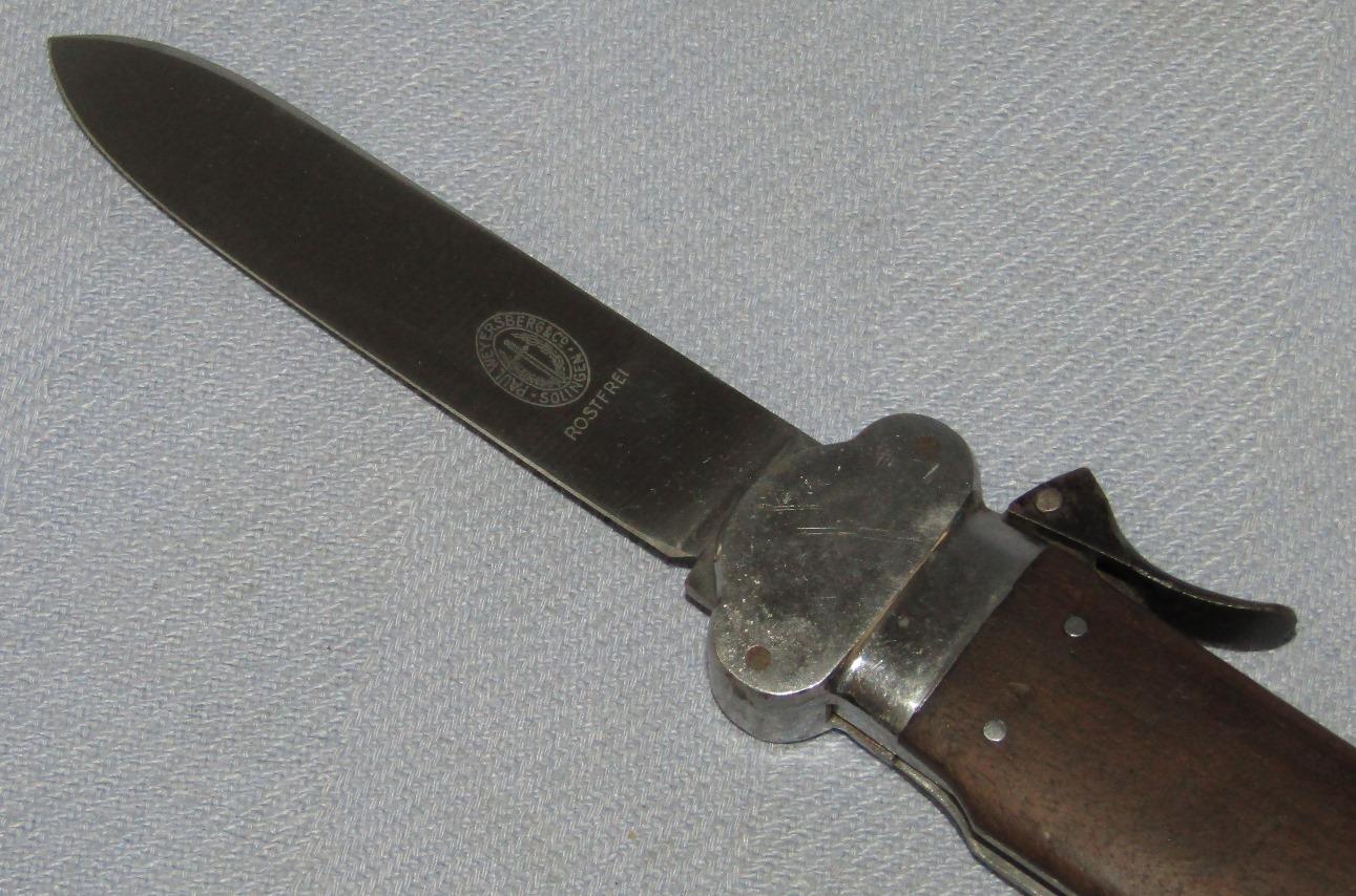 1st Model Fallschirmjager Gravity Knife W/2nd Model Release Lever-Weyersberg