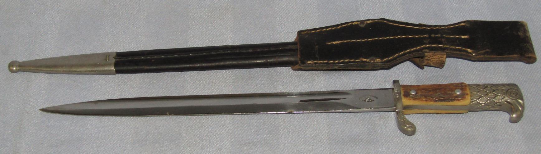 Long Model Nazi Police "Bayonet" Matching Unit Stampings-Alexander Coppel