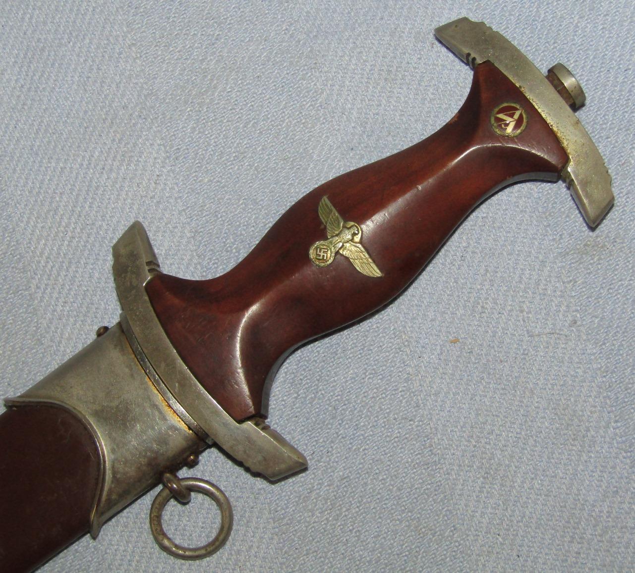 Late War SA Dagger With Scabbard-RZM M7/43 (Weyersberg)