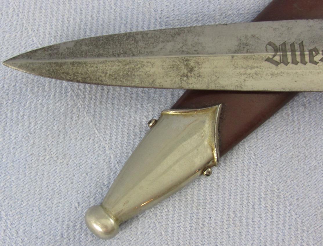 Late War SA Dagger With Scabbard-RZM M7/43 (Weyersberg)