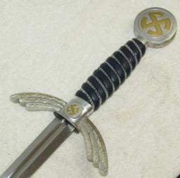 Later Type Aluminum Fittings Luftwaffe Officer's Sword By Weyersberg-Very Nice Example!